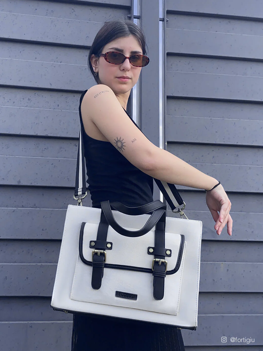 Olivia's Canvas 13" Vegan Leather Tote - Image 16