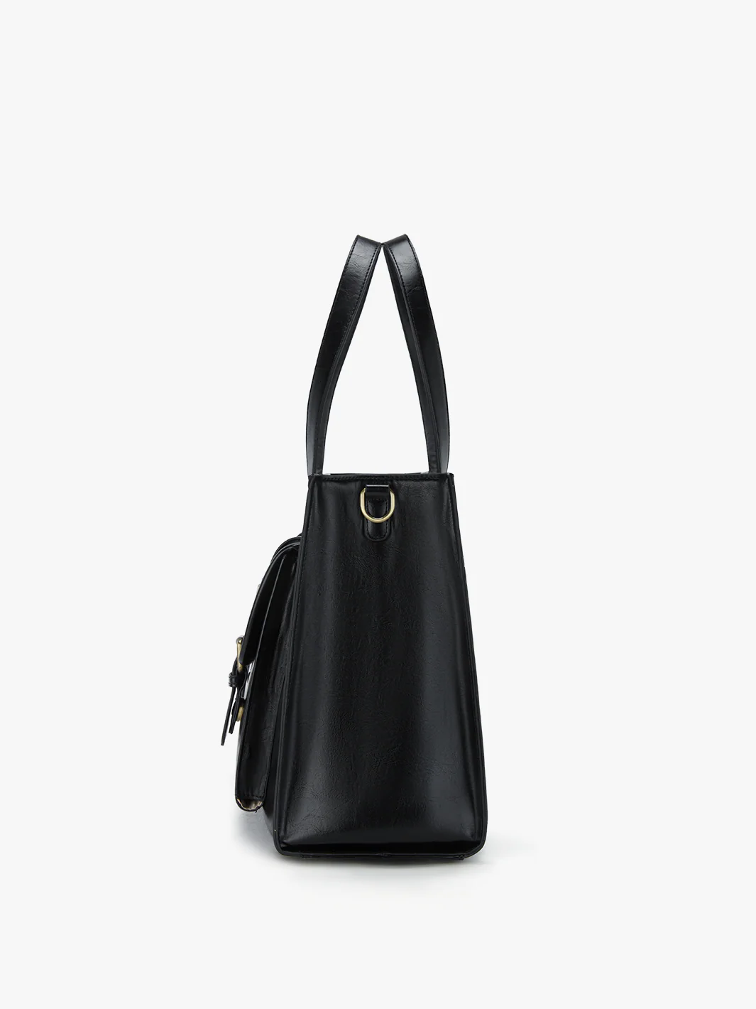 Olivia's Classic PU Leather Handbag for 13-15.6 Inch Laptop Tote - Image 8