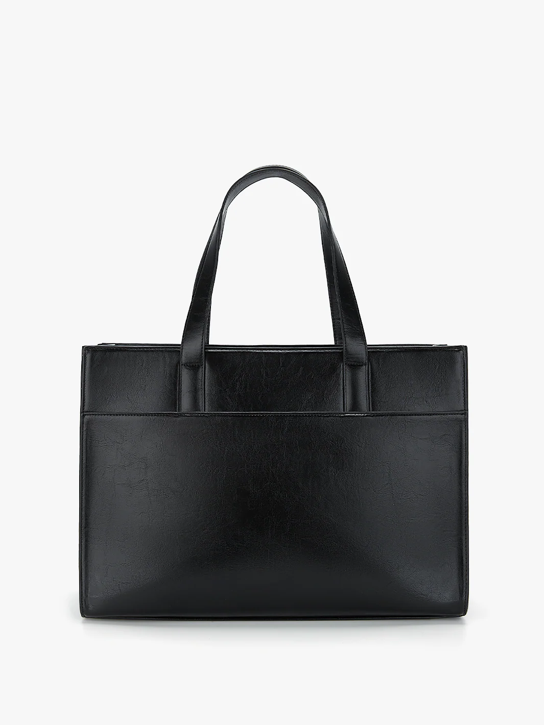 Olivia's Classic PU Leather Handbag for 13-15.6 Inch Laptop Tote - Image 9
