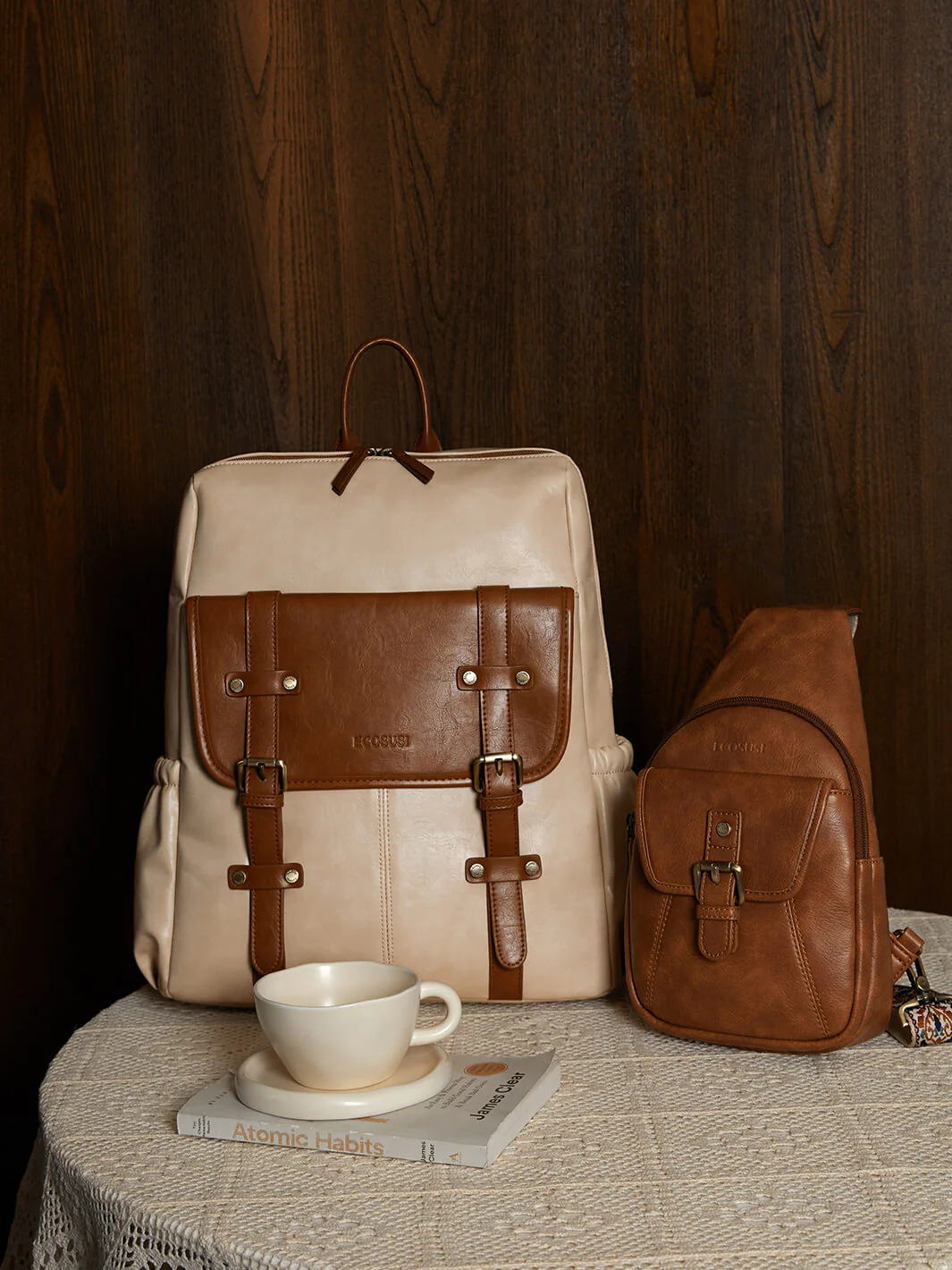 Scarlett Flip Zipper Vegan 15.6-Inch Backpack - Image 25