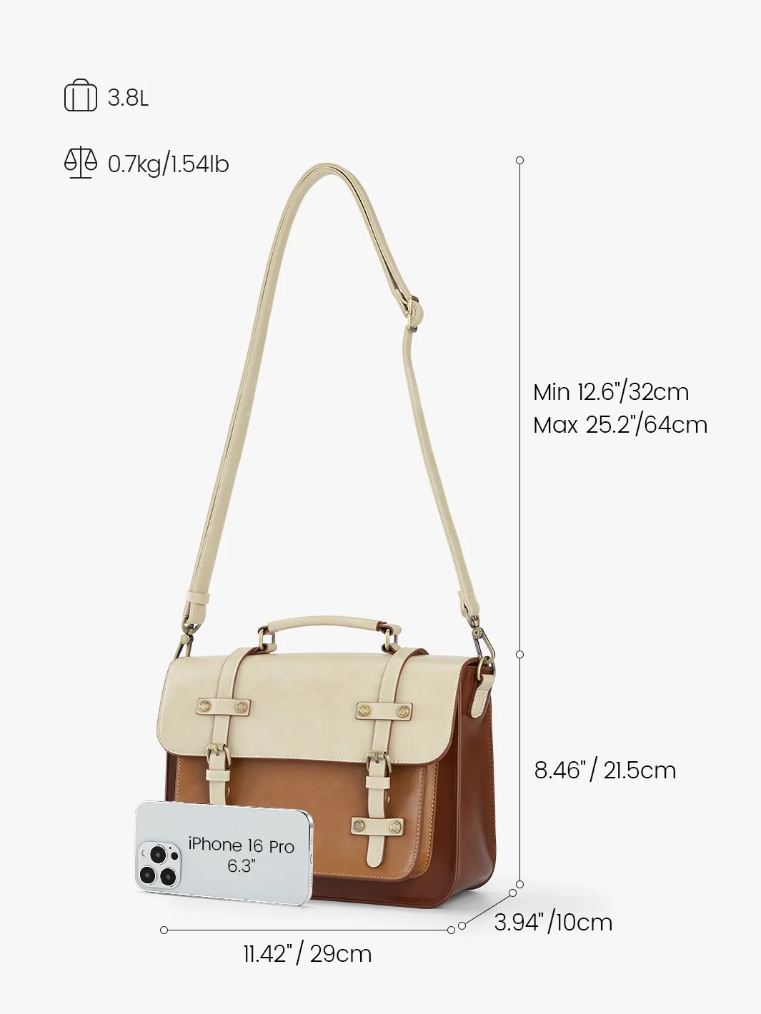 Sombre Vintage Briefcase - Image 59