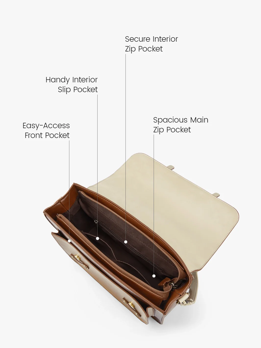 Sombre Vintage Briefcase - Image 61