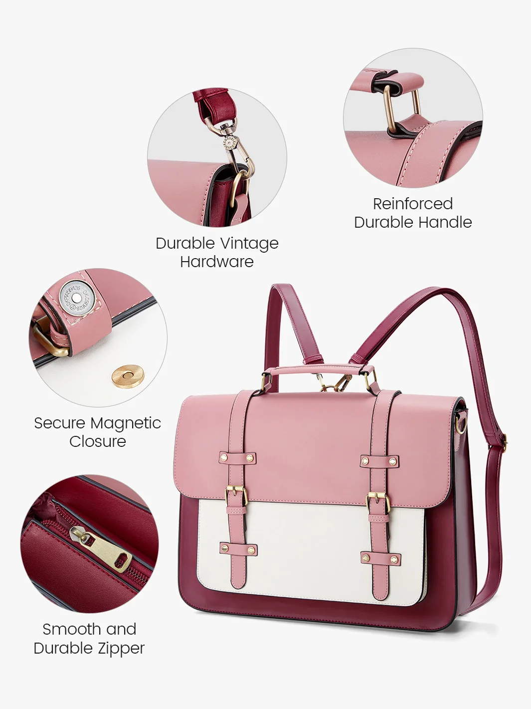Sombre Vintage Briefcase - Image 18