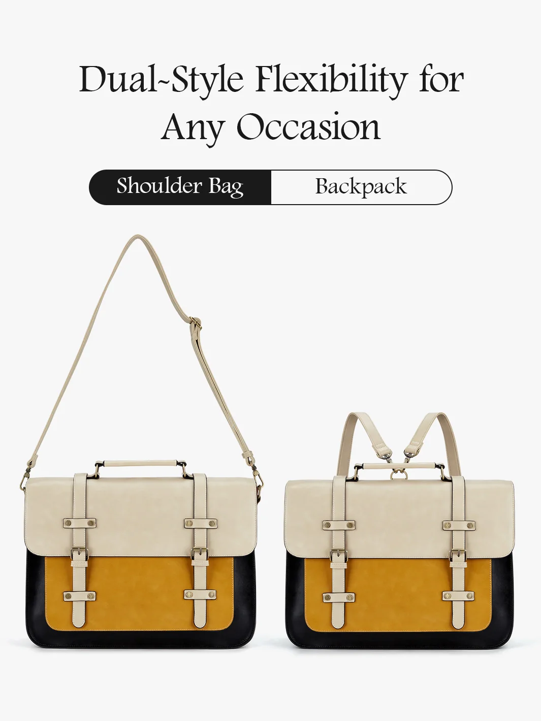 Sombre Vintage Briefcase - Image 26