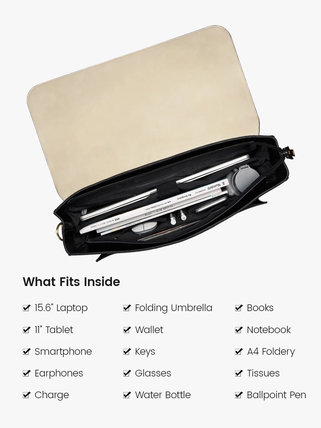 Sombre Vintage Briefcase - Image 28
