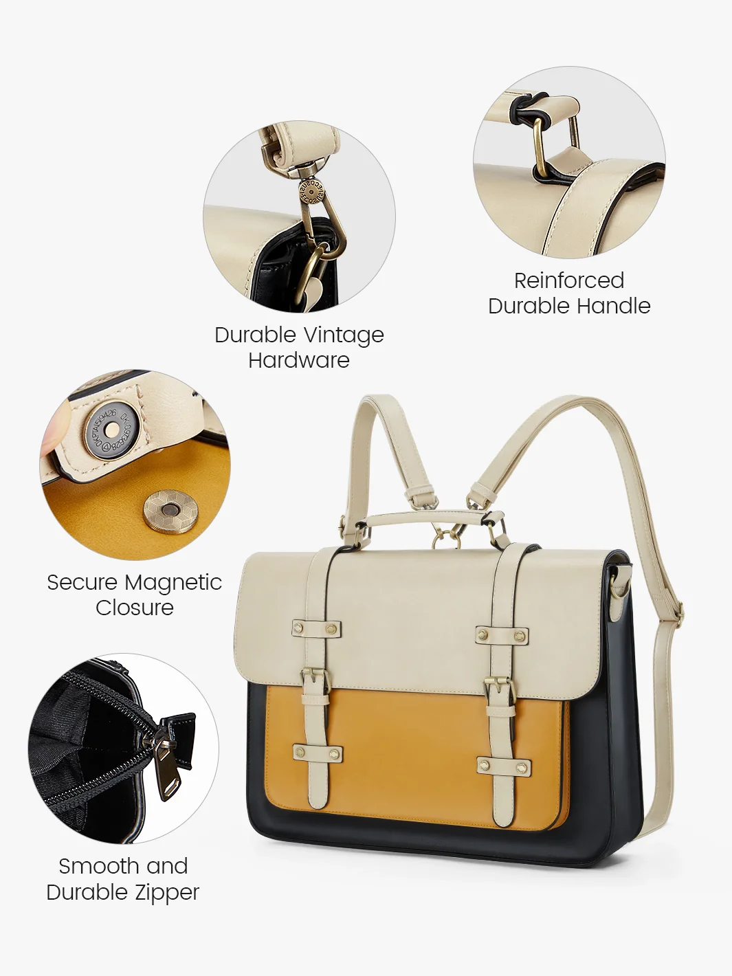 Sombre Vintage Briefcase - Image 29
