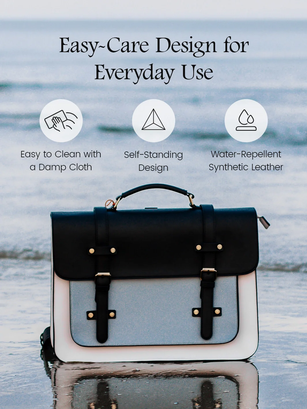 Sombre Vintage Briefcase - Image 41