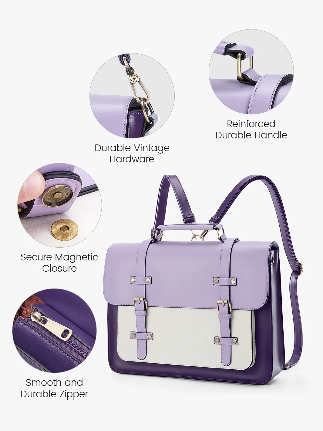Sombre Vintage Briefcase - Image 51