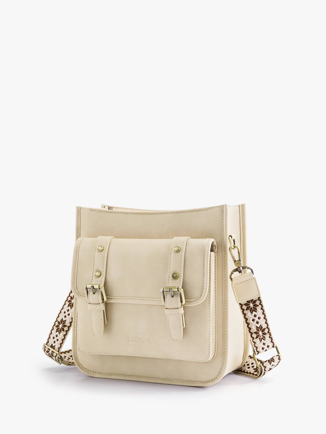 Sophie Vegan Leather Everyday Crossbody Bag - Image 18