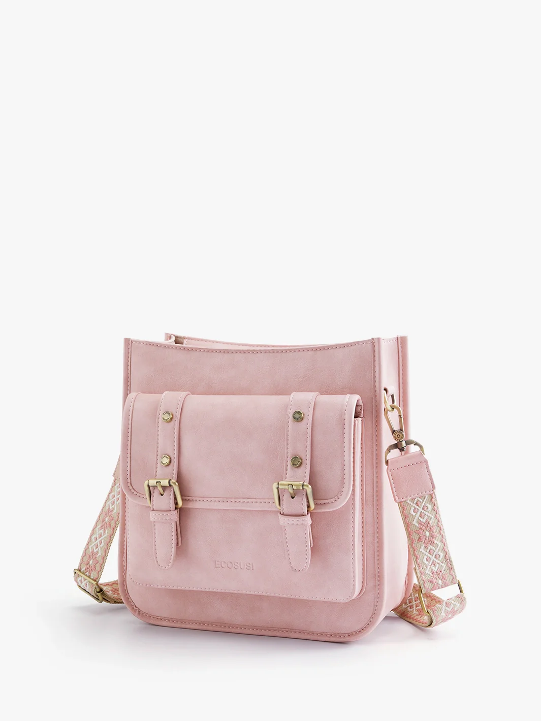 Sophie Vegan Leather Everyday Crossbody Bag - Image 40