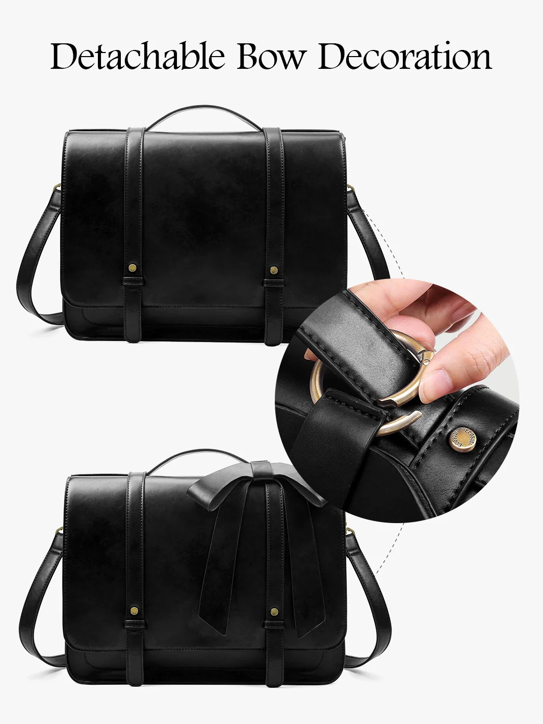 Summer Garden Romance Bow Briefcase - Image 18