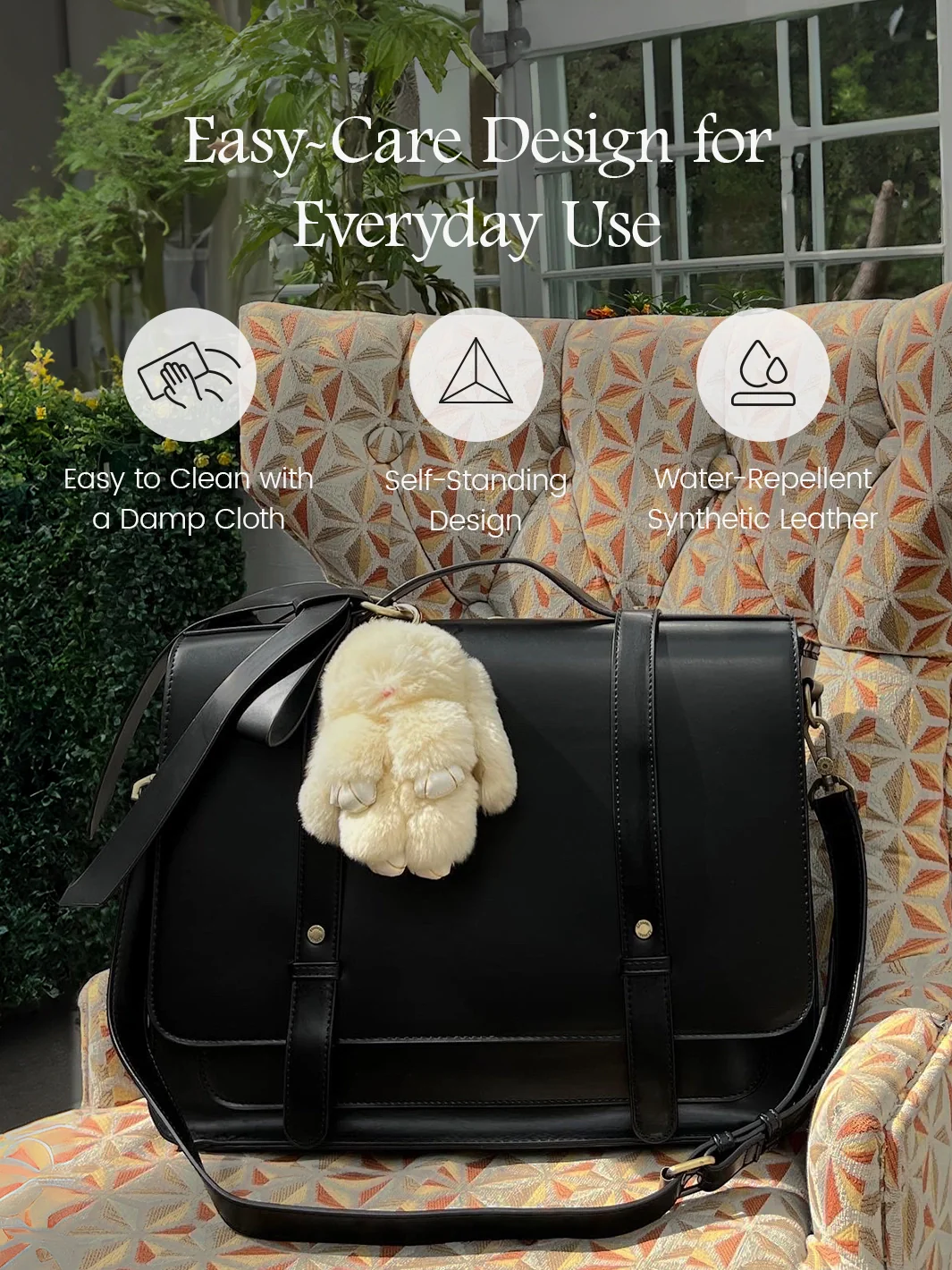 Summer Garden Romance Bow Briefcase - Image 19