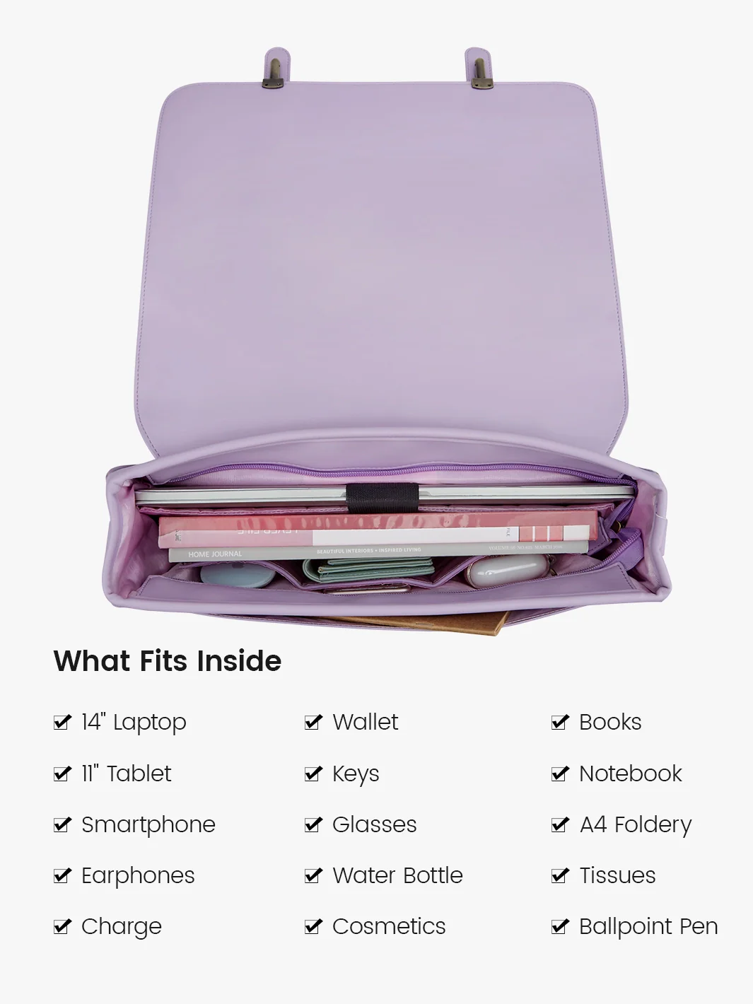 Summer Garden Romance Bow Briefcase - Image 29
