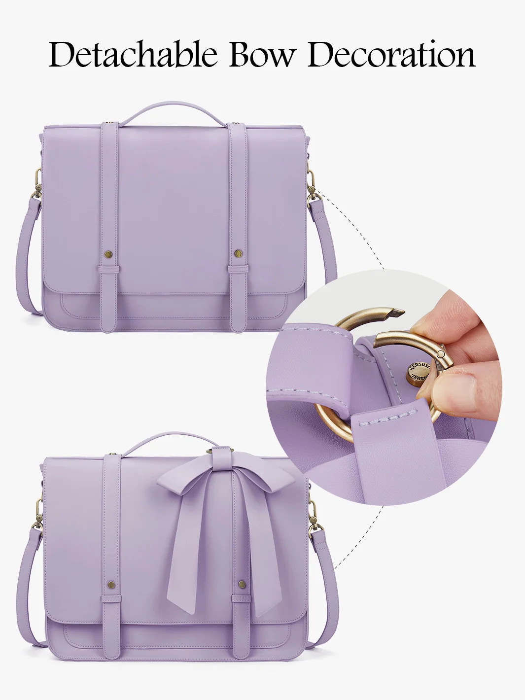 Summer Garden Romance Bow Briefcase - Image 31