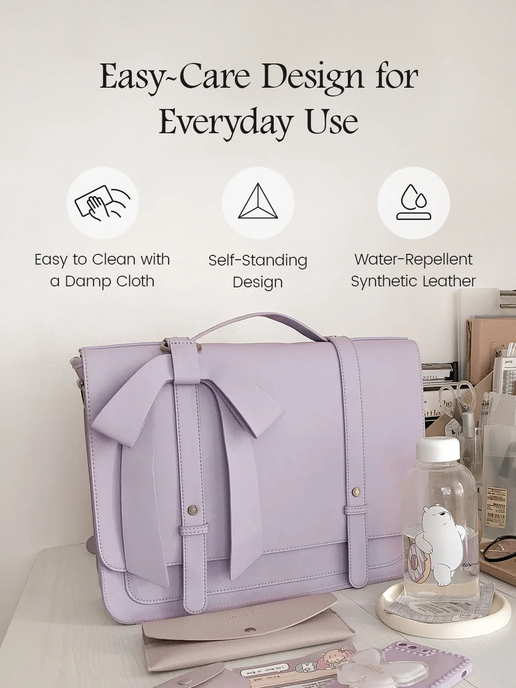 Summer Garden Romance Bow Briefcase - Image 32