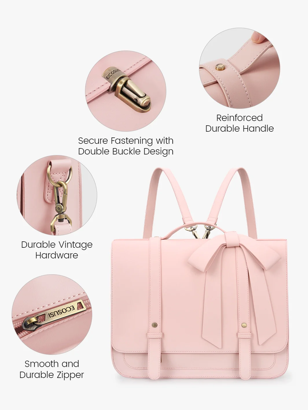 Summer Garden Romance Bow Briefcase - Image 7