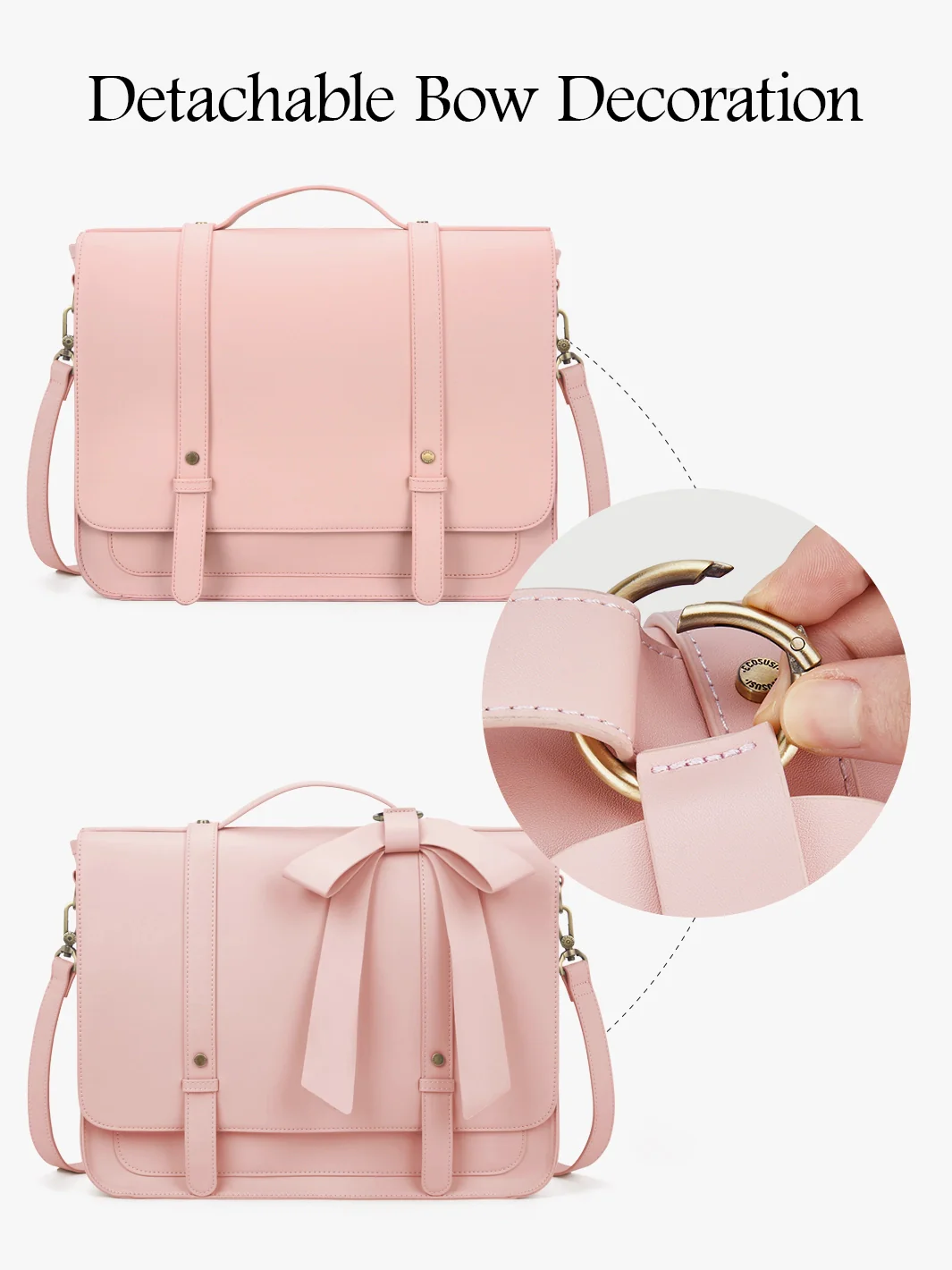 Summer Garden Romance Bow Briefcase - Image 8