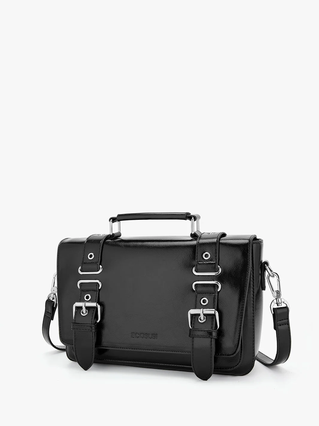 Victor Vintage Messenger Crossbody Bag - Image 4