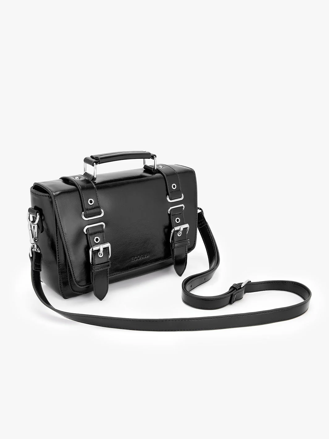 Victor Vintage Messenger Crossbody Bag - Image 6