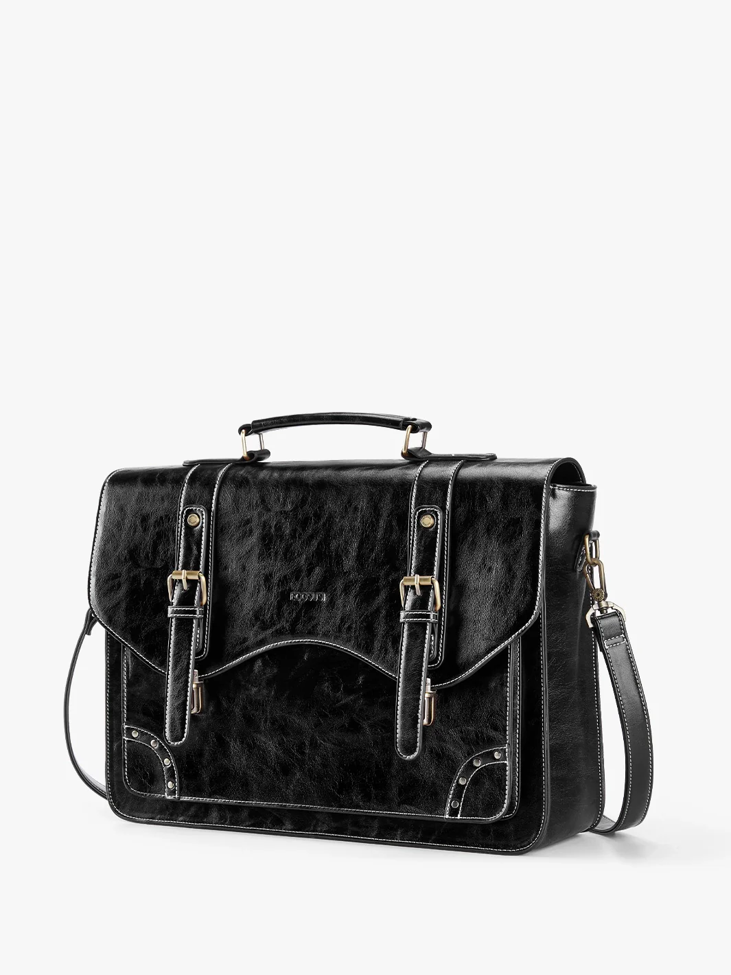Wilder Vintage Rivet 15.6-Inch Briefcase - Image 23