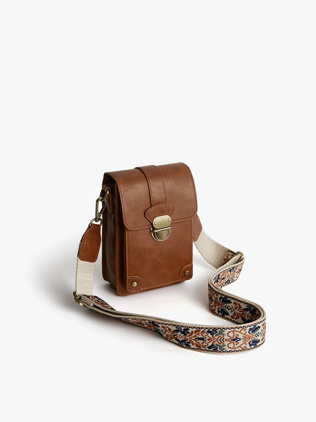 Women's Small Vintage Crossbody Cell Phone Pouch - Image 25